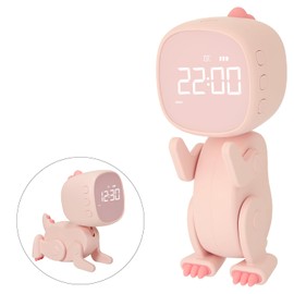 Alarm Clock, 2 in 1 USB Alarm Clock and Night Light for Kids, Digital Alarm Clocks with Snooze Mode and Countdown Timer for Heavy Sleepers for Bedroom