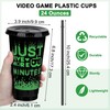 Kochorie 12 Pieces Video Game Plastic Cups 24 Ounces Gaming