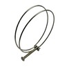 92-100mm Double Wire Screw Hose Clamp Stainless Steel for Ducting