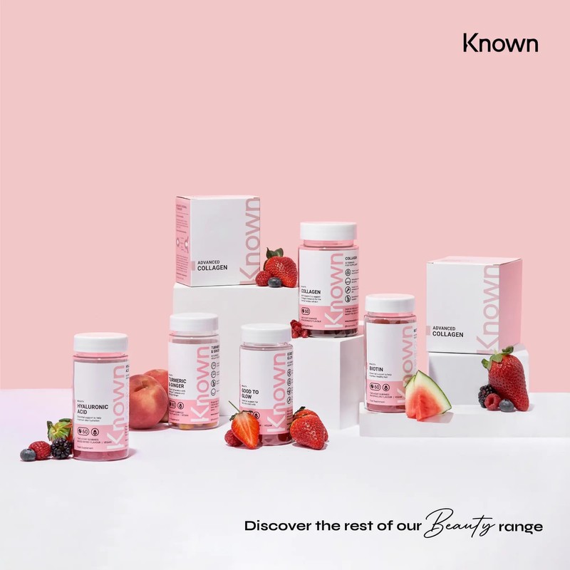 Turmeric Gummies by Known Nutrition with Ginger | 60 Two-a-Day