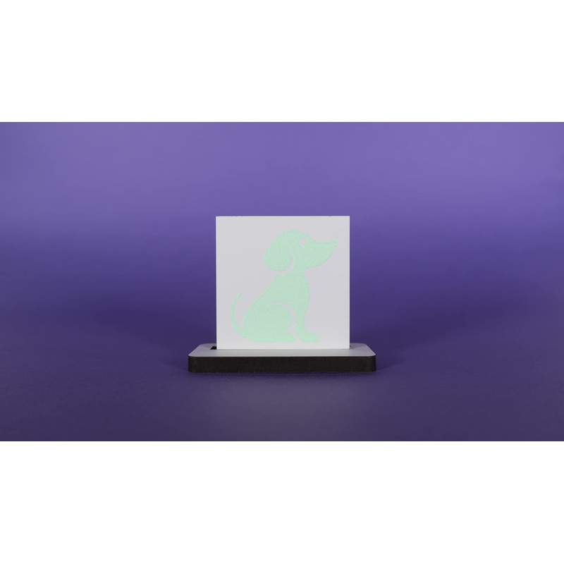 Dogs 2 Light-Up Ceramic Tiles Mini Glowing