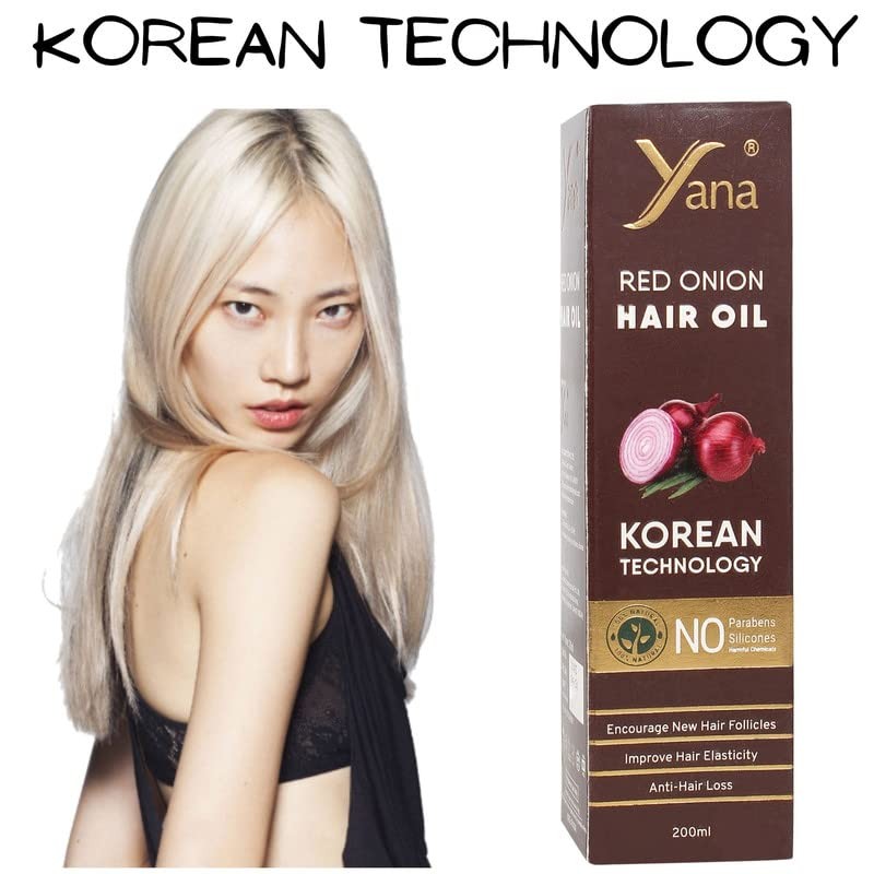 Yana Yana Natural Red Onion Hair Longer Oil By Korean