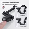 BAGNOLUX Brass 1080° Swivel Black Faucet Extender for Bathroom Sink,