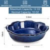 Peohud 6 Pack Ceramic Mini Pie Pans, 6 Inch Small