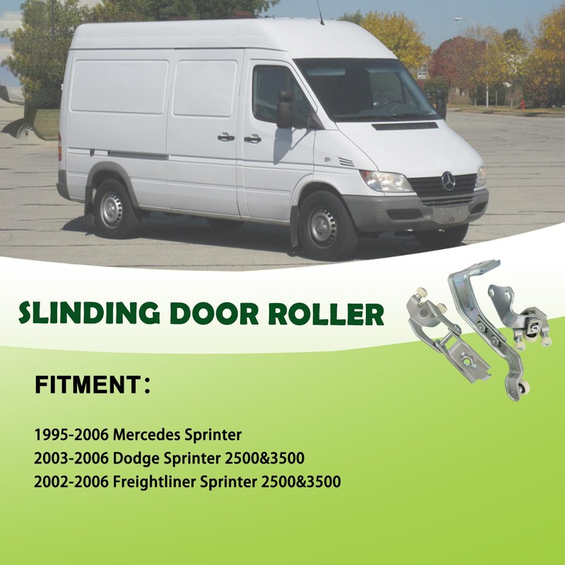 omoZone Right Sliding Door Roller Kit Upper & Middle &