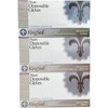 KingSeal Embossed Poly Disposable Gloves, Powder-Free, Latex-Free, Size Medium -