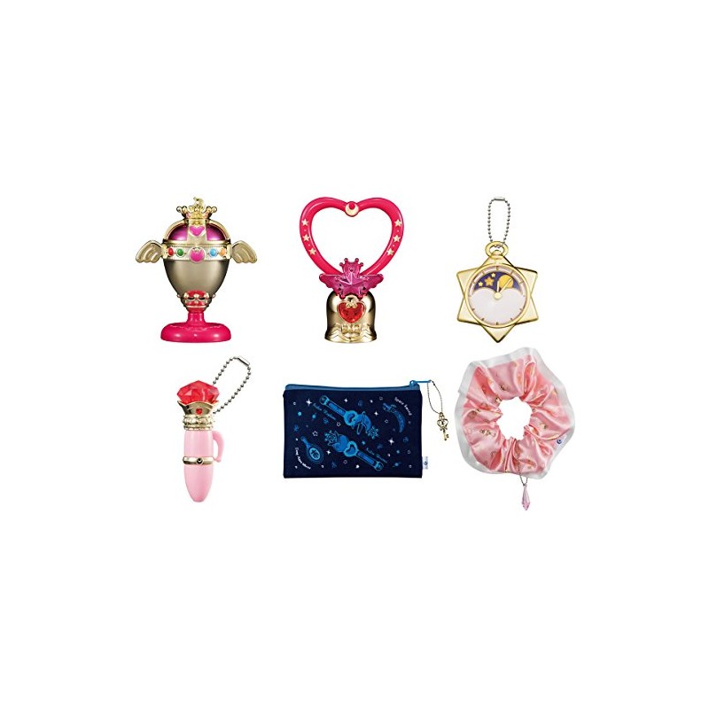 Sailor Moon Capsule Goods, Deluxe 2, Set of 6 Types