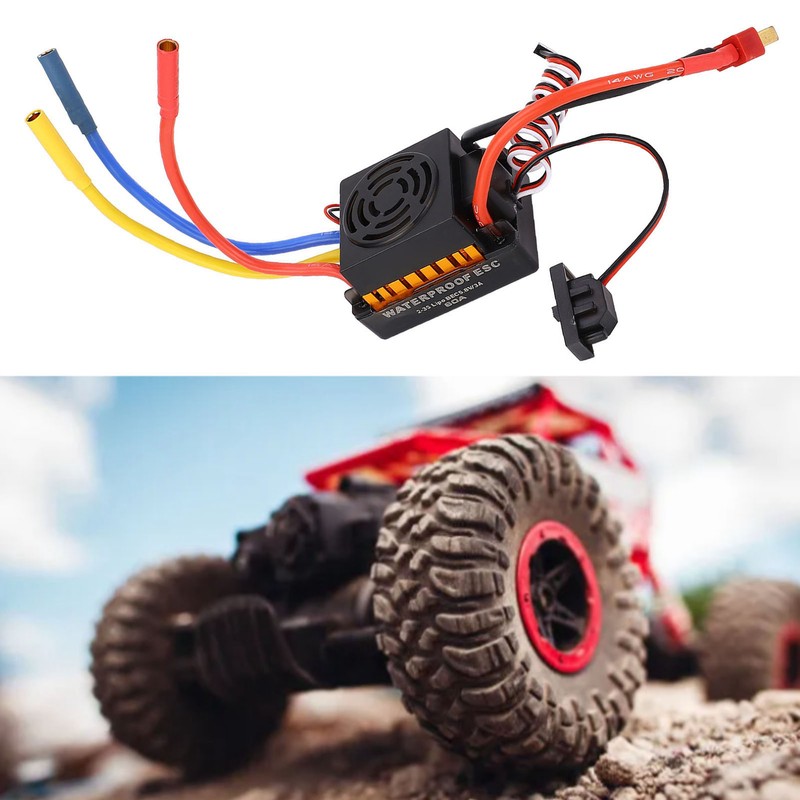 60A Brushless ESC with 5.8V 3A BEC Output Waterproof Electronic