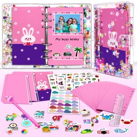 Gift girls 6 7 8 9 10 11 12 13 years, DIY scrapbook set for child, bullet journal set, diary for girls, writing set girls, budget planner for girls