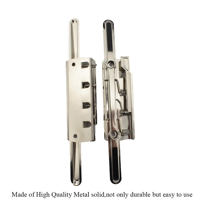 HAHIYO 8 Inch Silver Metal Clipboard Clips - High-Grip Lever