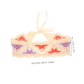 Beavorty Bridal Hair Accessories Head Scarf Hair Bandanas Knitted Head Kerchief Everyday Wear