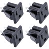 mznowsea 4Pcs US Power Socket Plug Panel 15A 125V AC