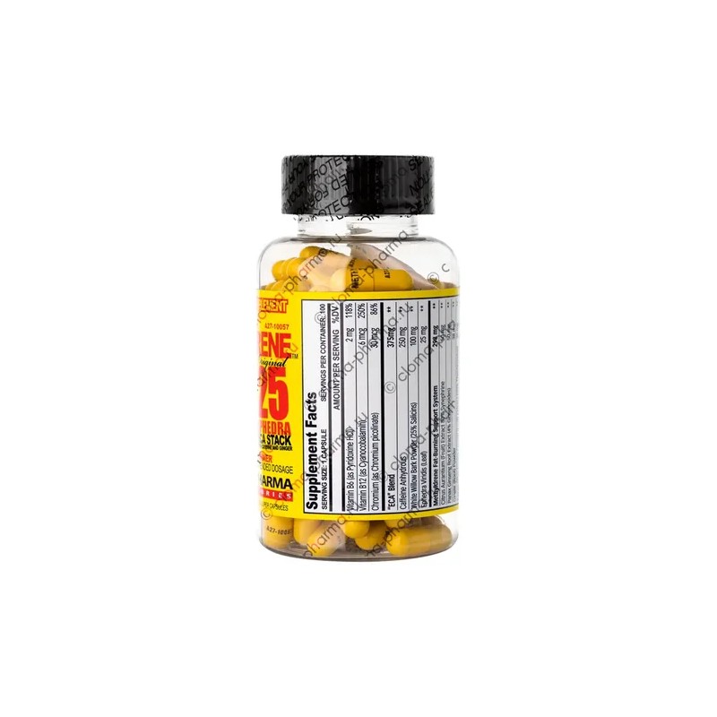 Cloma Pharma Methyldrene Original 25 100 Capsulas