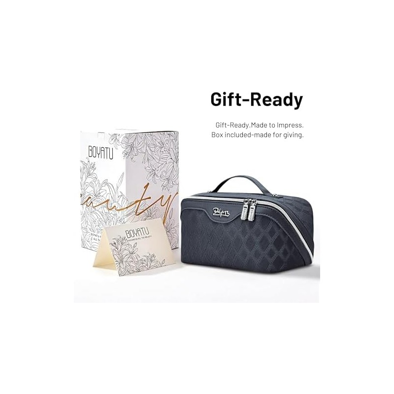 Travel Makeup Organizer, Compact Lightweight Accessory for Travel and Daily