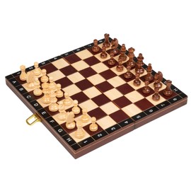 Philos 2702 - Schach, Schachspiel, Reiseschach, Feld 30 mm, Feld 30 mm, Königshöhe 48 mm