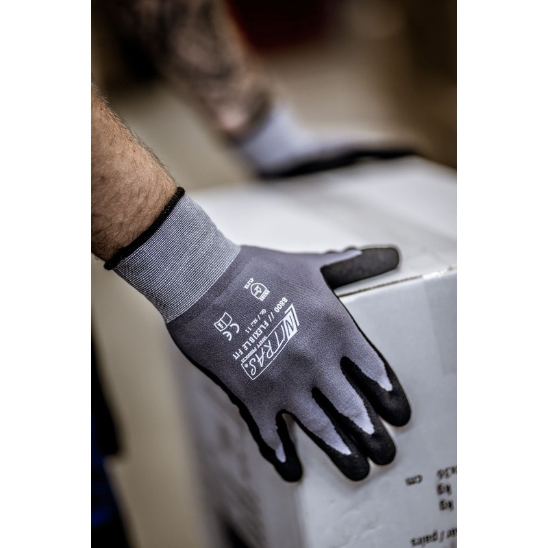 NITRAS 8800 Flexible Fit All-Round Gardening Gloves, High Abrasion Resistance,