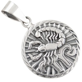 AFP ASt-10 Scorpion Pendant 925 Sterling Silver, Sterling Silver, No Gemstone