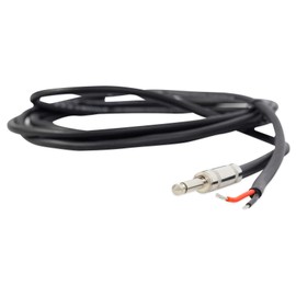 Rockville RTSBW10 16 AWG 10 Foot 1/4" TS to Bare Wire Speaker Cable, 100% Copper, Durable PVC Jacket, Low Signal Loss, High Conductivity, Perfect for Home Audio and DJ Setups