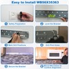 BigHead WB56X35363 Microwave Mounting Plate/Bracket Assembly Replacement for GE Microwave