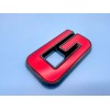 Auto Front Rear GMC Red Black Emblem Overlay 2019-2022 GMC