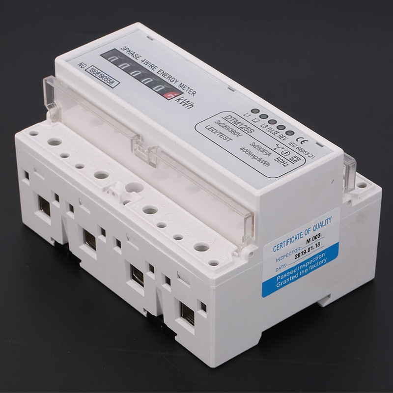 220/380V 20‑80A Energy Consumption Digital Electric Power Meter 3 Phase