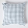 HOMESCAPES - 100% Cotton - Gingham Check - Large Cushion
