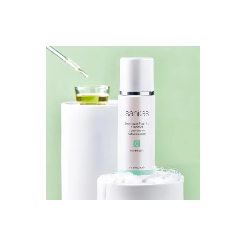 Sanitas Skincare - Limpiador Espumante Enzimático, Limpiador