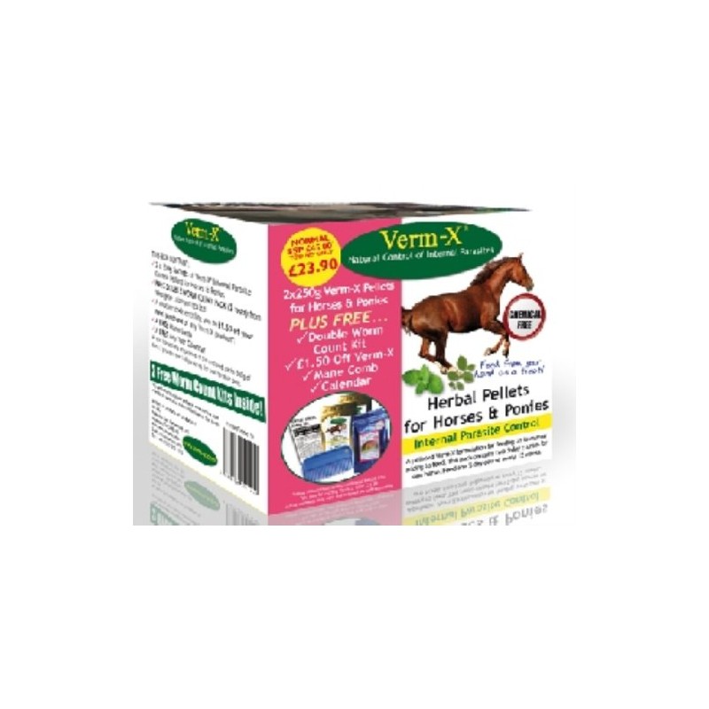 Trilanco Verm-X Horses Herbal Pellets - Clear, One Size