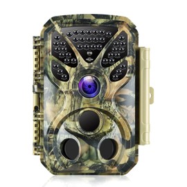 BLAZEVIDEO Game & Trail Camera HD 4K Video & 32MP Photo with 100ft Night Vision Motion Activated 0.1s Trigger Speed Waterproof for Home Security, Outdoor Wildlife Scouting