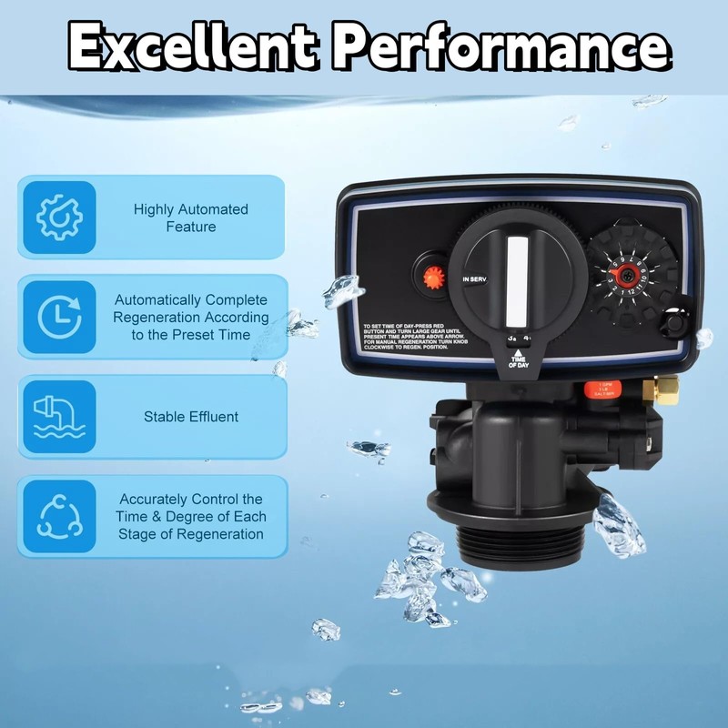 5600 Water Softener Control Valve, 12-Day Timed Control Valve, Automatic