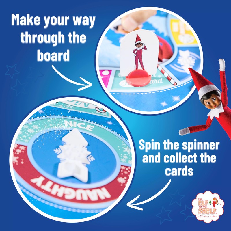Rachel Lowe elf on The Shelf Board Game
