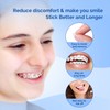 JMU Orthodontic Wax for Braces 1 Pack, Precut 50 Braces