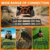 YXJSTO 8FT Drag Harrow Driveway Grader, Driveway Drag with 6