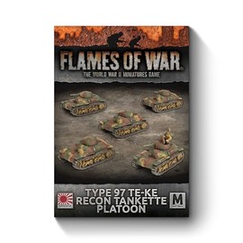 Battlefront Miniatures Flames of War Japanese Mid War Type 97 Te-Ke Recon Tankette Platoon