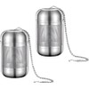 Tea Strainer, Stainless Steel Tea Accessories Strainer with Extended Chain