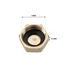 ECSiNG 4pcs 1/2" Brass Hex Blanking Hose Cap Nut with