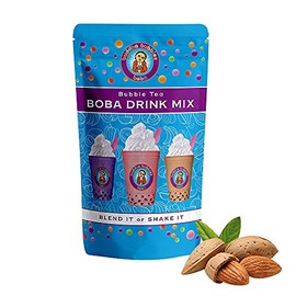 Almond Boba / Bubble Tea Drink Mix Powder By Buddha Bubbles Boba 1 Kilo (2.2 Pounds) | (1000 Grams)