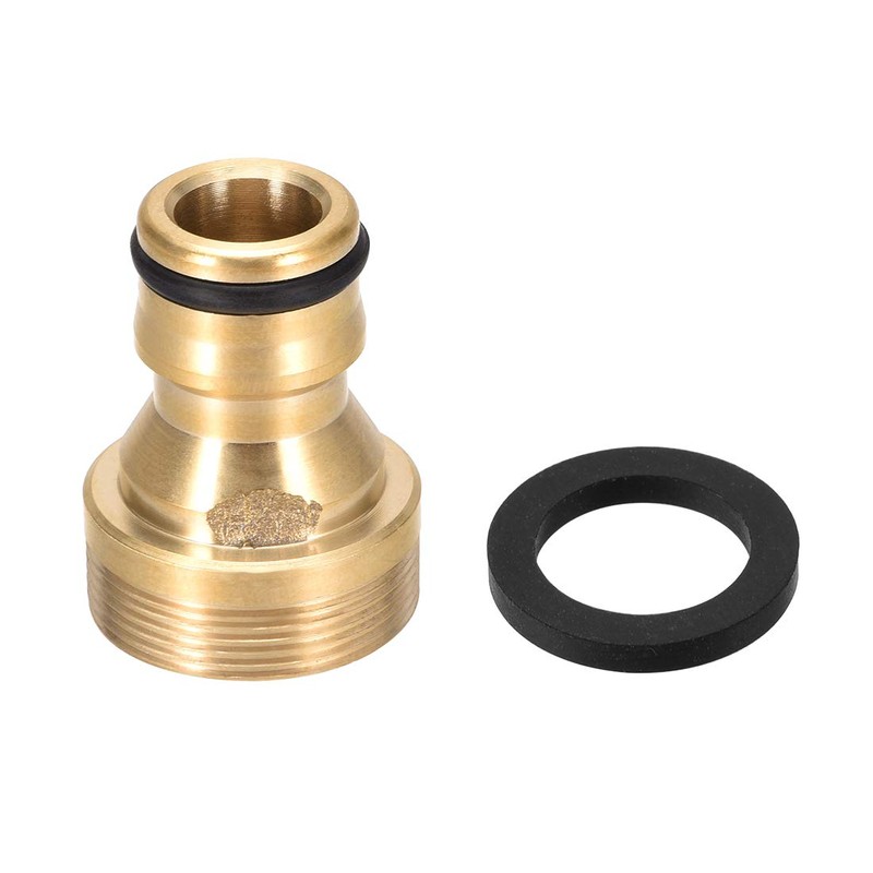 sourcing map Brass Faucet Tap Quick Connector M22 M24 UNF
