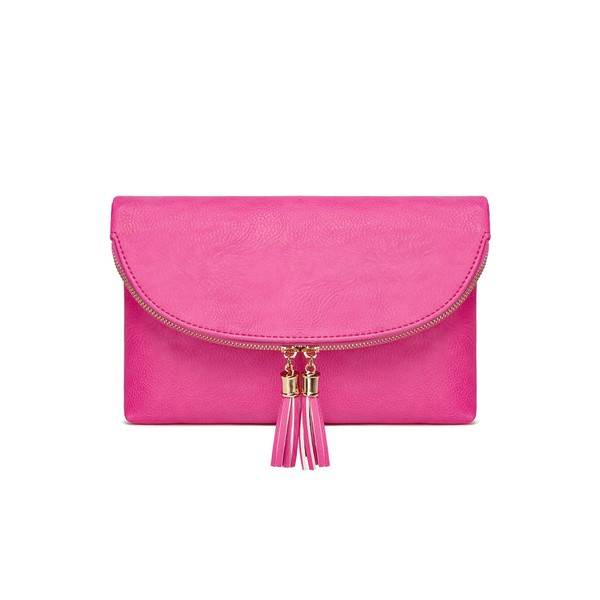Solene Womens Envelop Clutch Purse Multi Compartments, 6 Card Slot