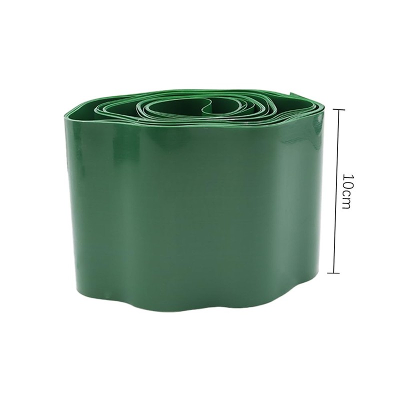 Ieron Lawn Edging Border,Flexible Plastic Landscaping Plastic Border Edging Roll,Lawn