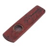Kazoo Flute Professional Amplified Ham with Wooden Kazoo Mouth Ring