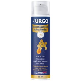 Urgo - Intensive Repair of Damaged Hands - Hand Cream with Cleansed Honey - Very Dry Skin - Bottle 50ml