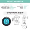 QTEATAK SPDT AC 6A/125V 10A/250V 3 Pins 2 Position On/Off
