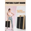WITHSTAR Portable Wooden Slant Board for Calf Stretching Squats Calf