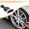 X AUTOHAUX Car Interior Dust Brush Soft Bristles Detailing Brush