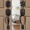 Moquin Double Door Handle Set for Front Door, Classic Double
