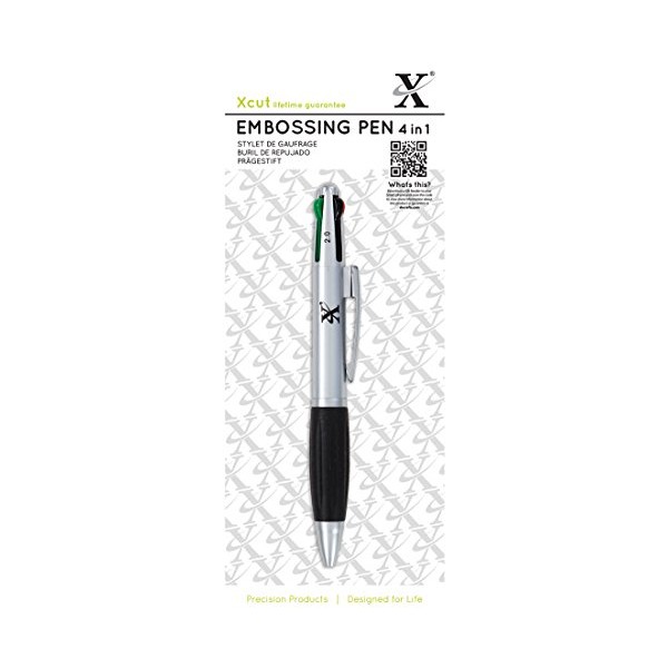 Xcut 4-in-1 Embossing Pen, Silver