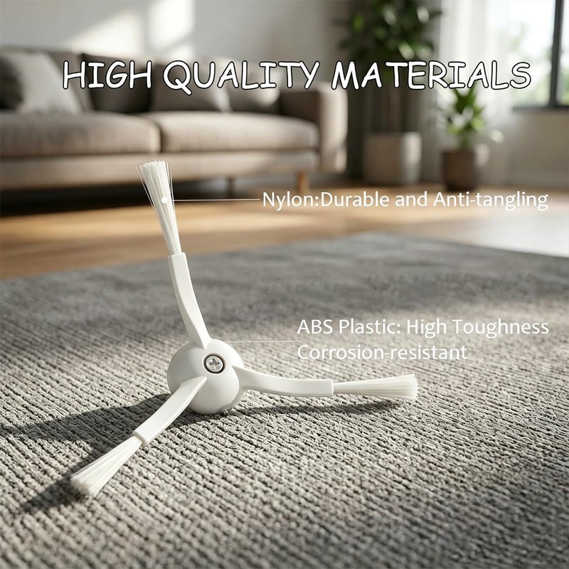 Side Brush Replacement for Roborock Q Revo,S8 S7 MaxV Vacuum