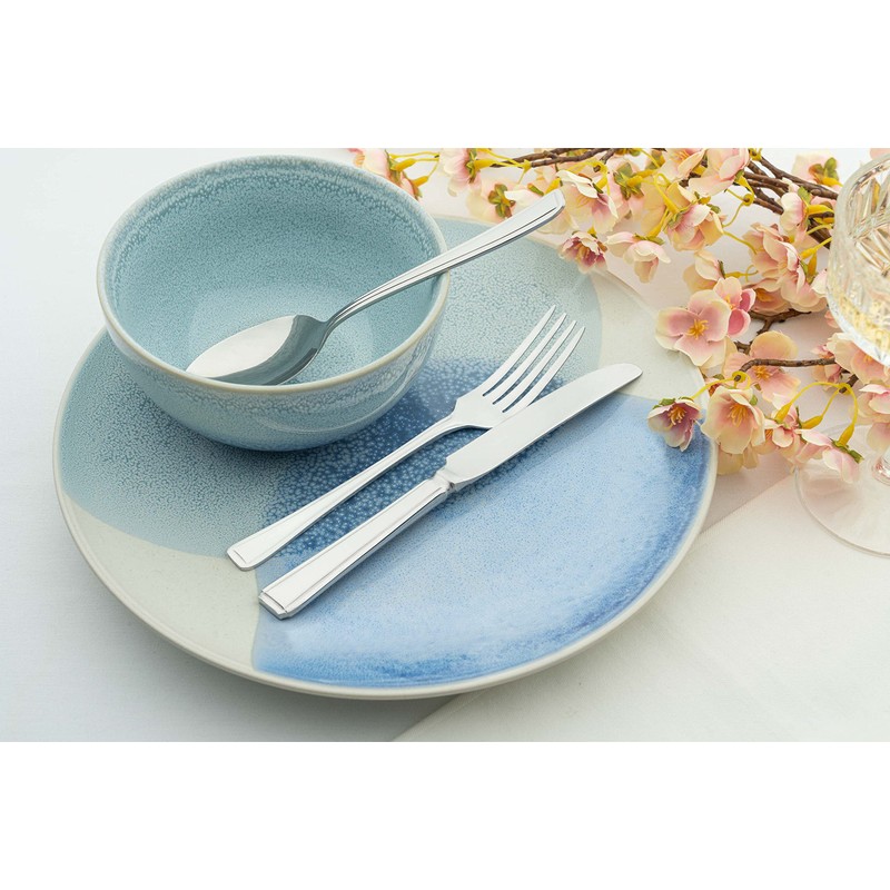 Grunwerg Dozen Set of Cutlery, Stainless Steel, Harley, Tablespoons