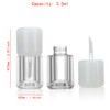 COSIDEA 10pcs 3.5ml 0.12oz Empty White Chunky lip gloss tubes